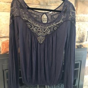 Free people embellished top